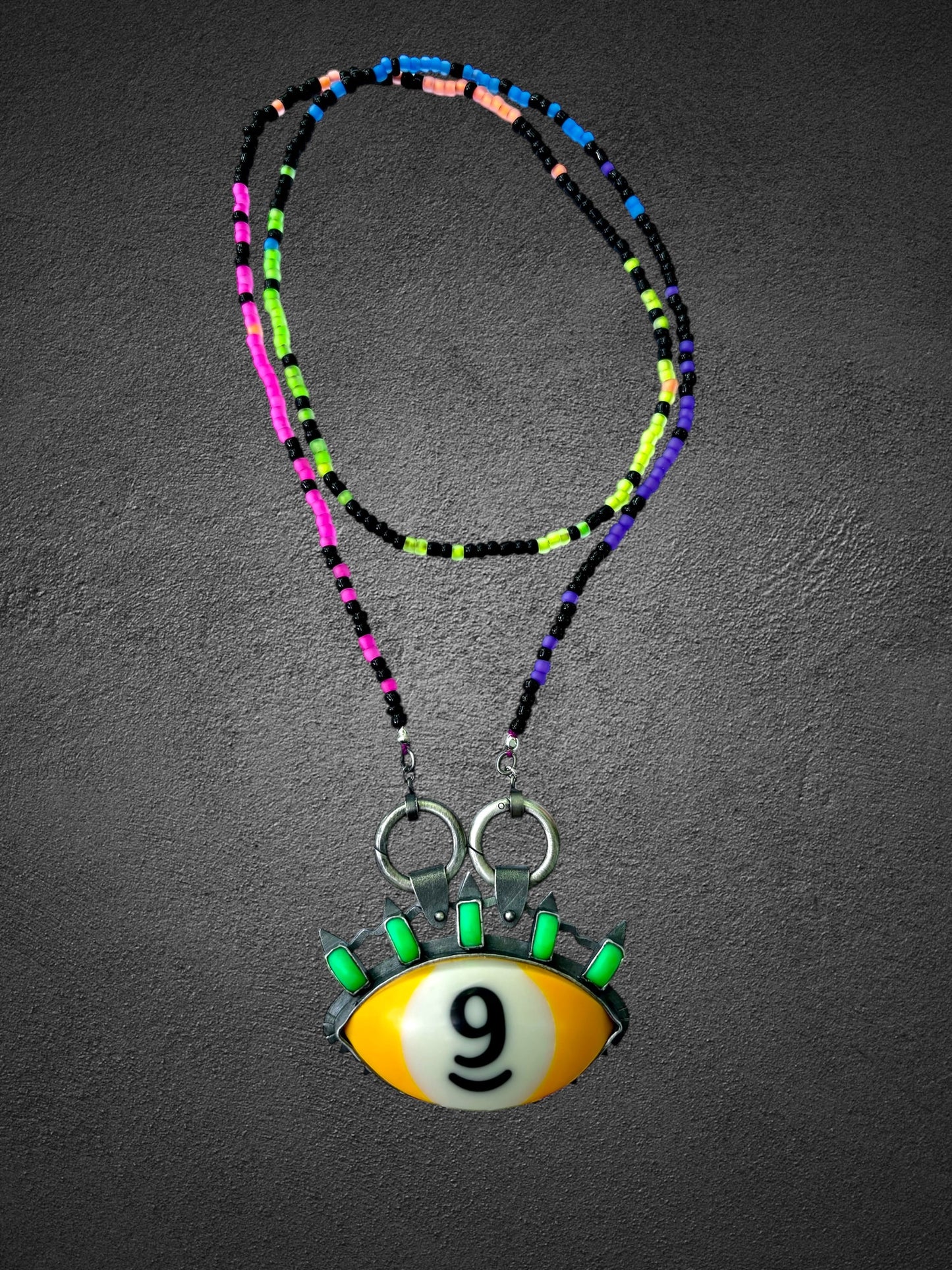 9 Ball Eye Necklace