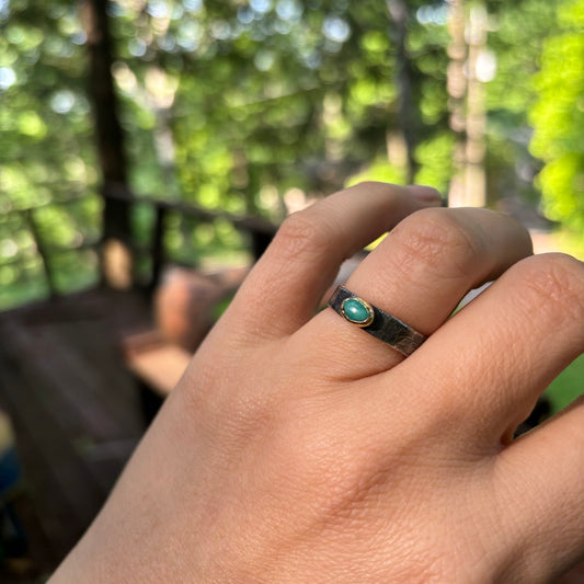 Green Turquoise Ring