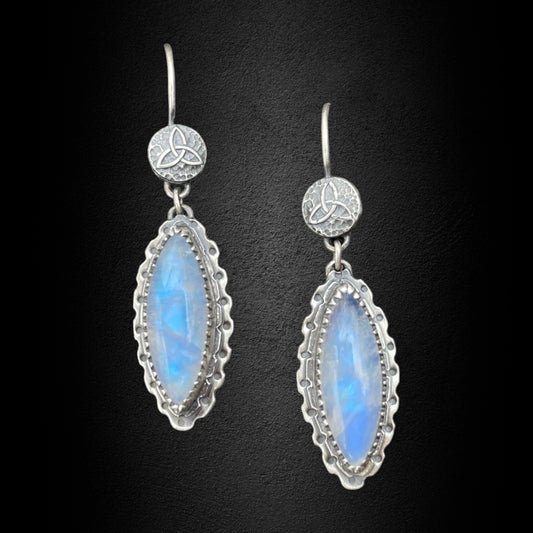 Witchy Moonstone Earrings